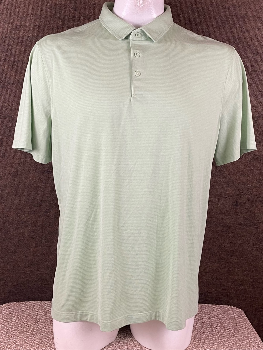 Talbots Button Down Shirt Large Long Sleeve Pink Paisley Cotton Stretch 35